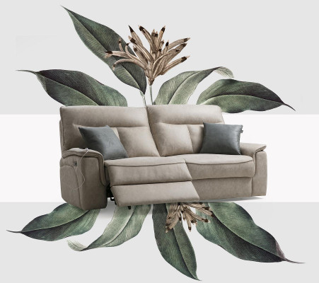 Complete Set 2 pcs Three Seater Sofas Couch Suite Design Modern Living room