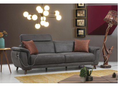 Luxury three-seater sofa Modern seating furniture Living room Couch Upholstered furniture