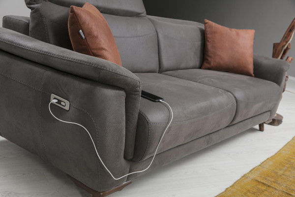 Luxury three-seater sofa Modern seating furniture Living room Couch Upholstered furniture