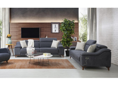 Design Three Seater Sofa Couch Upholstery Modern Living room Textile Sofas new Furniture