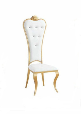 Chair Armchair Upholstery Wood Classic Chairs Luxury stainless steel Armchair