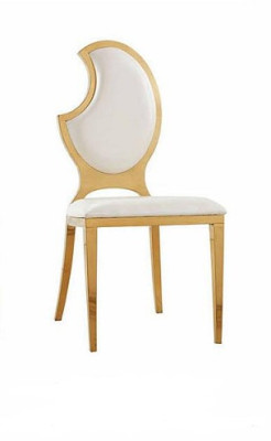 Design Chair Upholstery new Modern Chairs Dining Luxury stainless steel Armchair