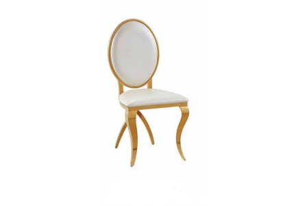 Luxury Textile stainless steel Armchair Dining Room Design Chair Armchair Upholstery