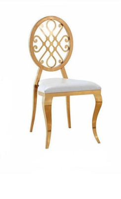Design Chair Armchair Upholstery Chairs Luxury Textile stainless steel Armchair Dining room