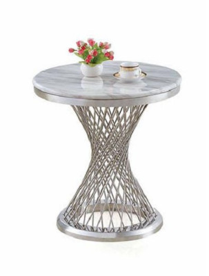 Round Side table Coffee table stainless steel Luxury Furniture Living room Round