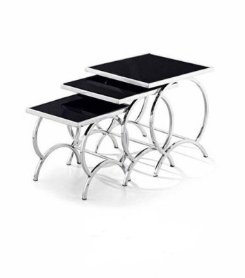 Side table Table 3x Coffee table Sofa Tables Living room Design stainless steel