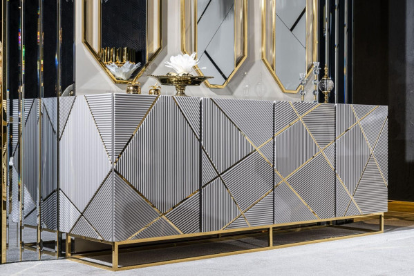 Living room Sideboard Chest of drawers Gray Sideboards Cabinets Chests of drawers Furniture Wood