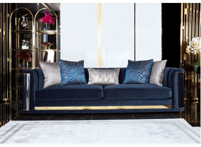 Luxury Three Seater Sofa 3 Seater Sofas Seat Design Furniture Couches Black