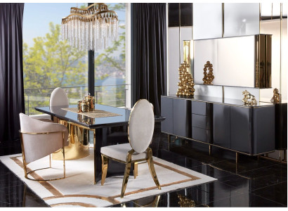 Dining room Table Dining table 4x Chair Suite Tables Chairs Sideboard Set