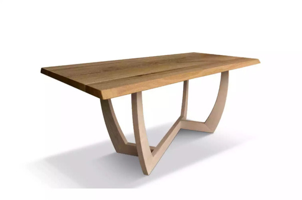 Dining room Dining table 180cm Wood kitchen table Table 90x180 brown modern