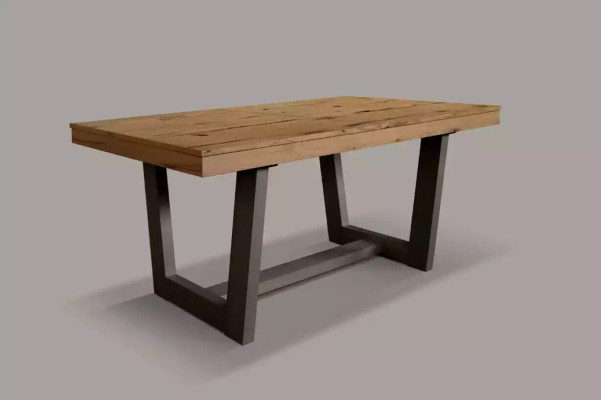 Dining table wooden table extendable dining table 160/240 x 90 x 78 cm modern style