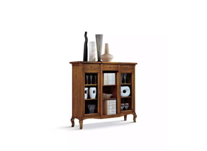 Display case Living room Furniture Sideboard Wood Showcases Brown Wardrobe Real wood