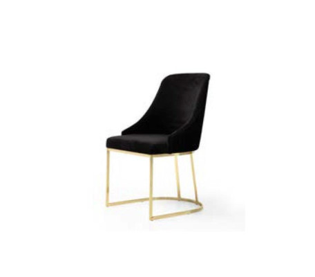 Luxurious chair in universal white color for modern dining room