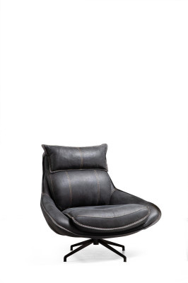 Armchair Couch Upholstery Seat Furniture Leather Modern Chesterfield Single Seater