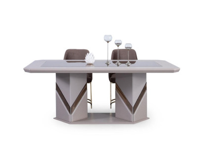 Dining table Modern Dining table Wood Metal Design Gray Tables Dining tables