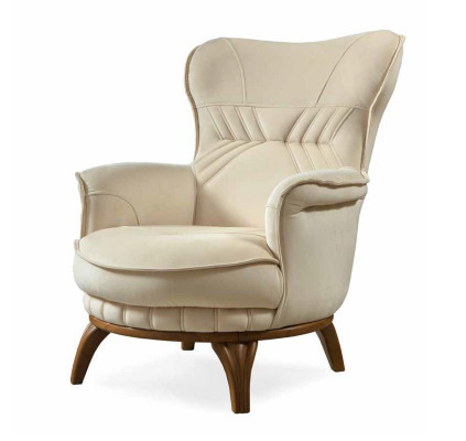 Armchair Luxury Design Textile Living room Classic s Style Lounge Furniture