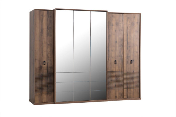 Grey-brown bedroom set for modern living environments