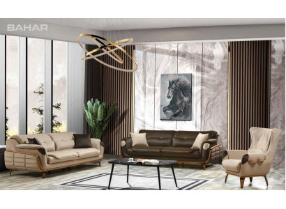 Sofa set 3+3 Seater Sofa Armchair Sofas Relax Luxury Set Living room