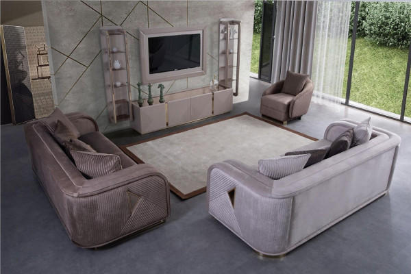 Three seater xxl sofa couch chesterfield furniture big couch design couches