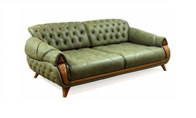 Classic r Three Seater Sofa Couch Upholstery Furniture Living room 3 Seat