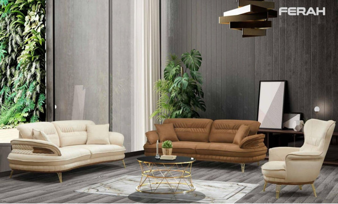 Luxury sofa set 3+3+1 seater three seater sofa sofas armchair design