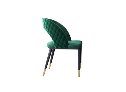 Dining chairs Living room Green stylish Chair with wooden legs Modern