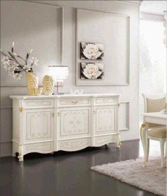 XXL Buffet Chest of drawers Chests of drawers Wardrobe Baroque Rococo Sideboard Console Italy Furniture