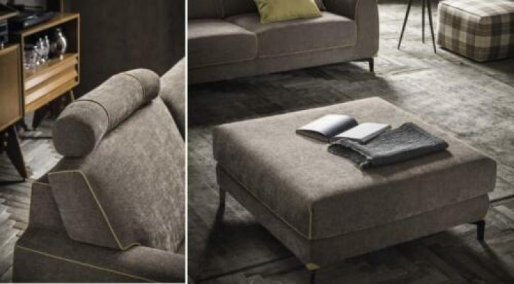 Italian Corner sofa Sofa Couch Sofas Couches Corner Suite Furniture Fabric Textile