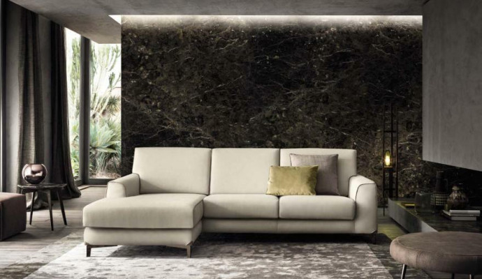 Italian Corner sofa Sofa Couch Sofas Couches Corner Suite Furniture Fabric Textile