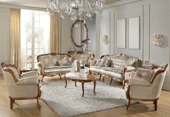 Sofa Baroque Rococo Classic Three Seater 3 Seater Couch Upholstery Sofas Couches