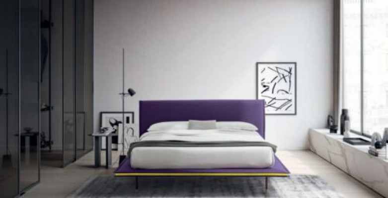 Design Bed 140x200cm Upholstery Luxury Beds Double Hotel Sleep Room Wood new
