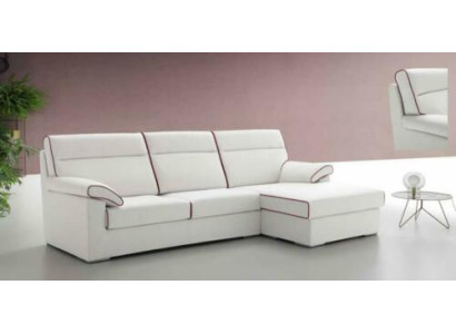 Corner sofa Textile Corner L-shape Living landscape Corner sofa Sofa Couch Upholstery alfitalia