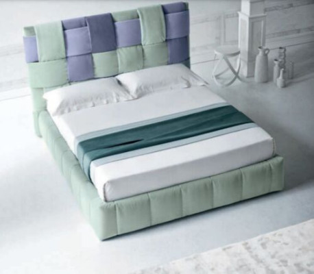 Modern Luxury Beds Upholstery Textile High Quality Bedroom Bed Italy Furniture