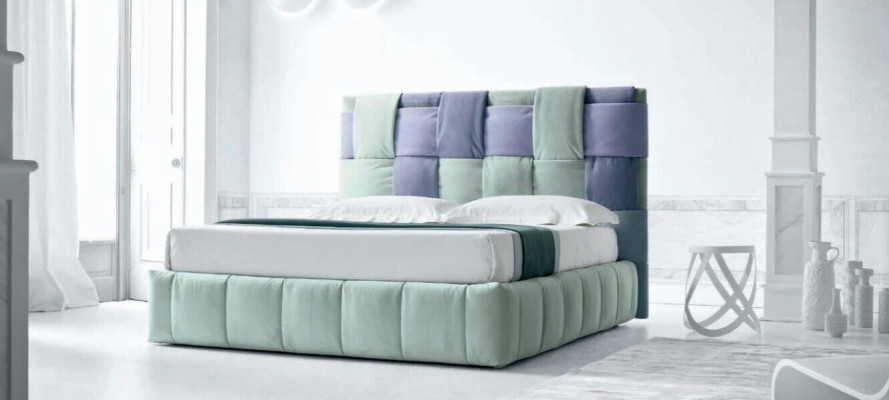 Modern Luxury Beds Upholstery Textile High Quality Bedroom Bed Italy Furniture