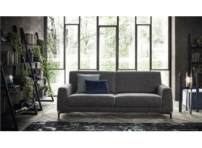 Design Gray Sofa 3 Seater Modern Fabric Couch Sofa Upholstery Sofas Luxury alfitalia