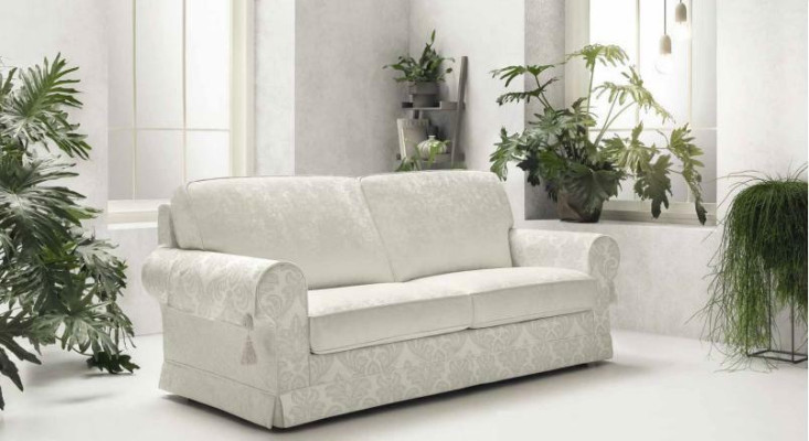 Textile Fabric Luxury 3 Seater Couch Upholstery Wooden Frame Sofa Textile Couch alfitalia