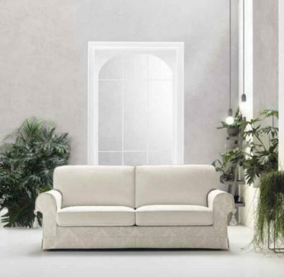 Textile Fabric Luxury 3 Seater Couch Upholstery Wooden Frame Sofa Textile Couch alfitalia