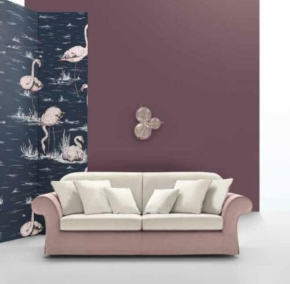 Classic Upholstered furniture Sofas Design Luxury Couch Sofa Textile Sofas Pink 3 Seater
