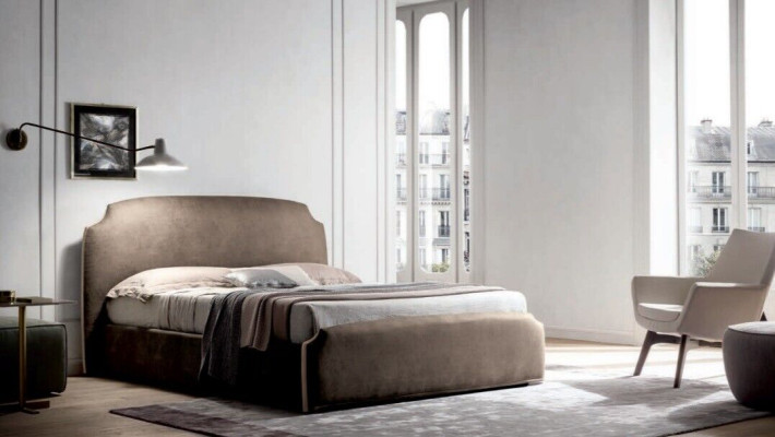 Luxury Double Bedroom Textile Beds 200x200 Bed Upholstered bed Italy Furniture