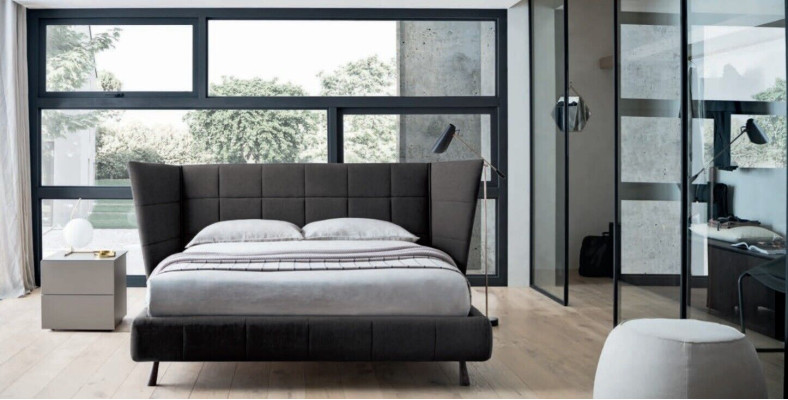 Luxury Design Bed Beds 160 x 200cm Dubai Double Hotel Wood Bedroom Bed