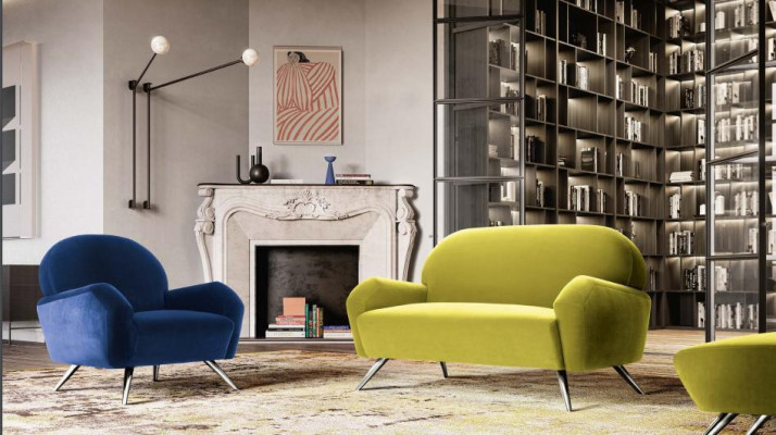 Sofa Couch Upholstery Chair Modern Contemporary Upholstery Armchair Italy 1 Seater