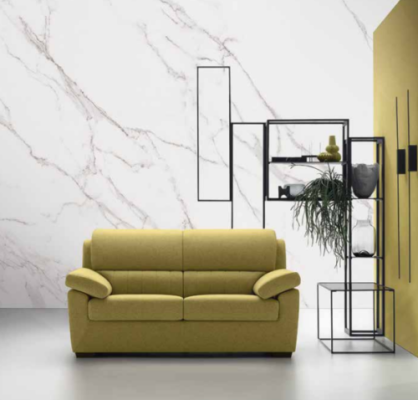 Modern Style Sofa Italy 2-seater Textile Wooden Frame Living room Couch Sofa alfitalia