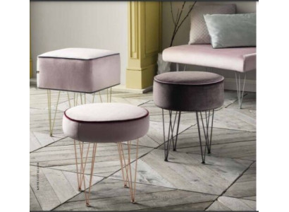 Stool Stool Ottoman Relax Pouf Footstool Round Stool Upholstered Stool new