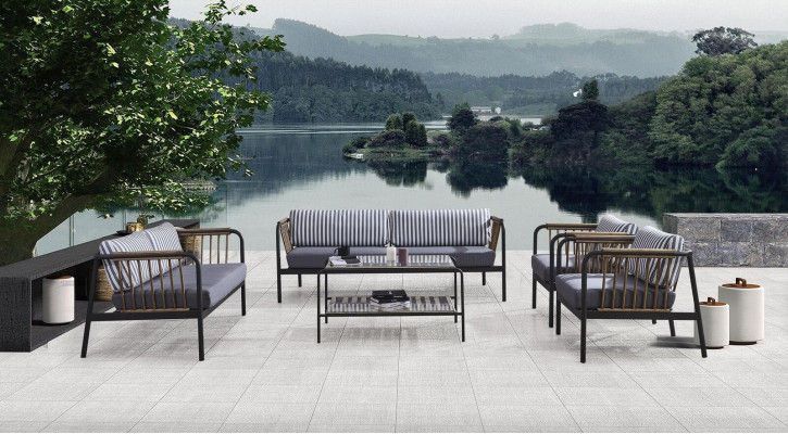 Sofa 3 2 Seater Luxury Three Seater Armchair Design Furniture Set 5 pcs. Gray new