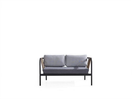 Sofa 3 2 Seater Luxury Three Seater Armchair Design Furniture Set 5 pcs. Gray new