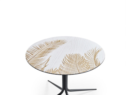 Designer Round Coffee table Living room table Coffee table Table side