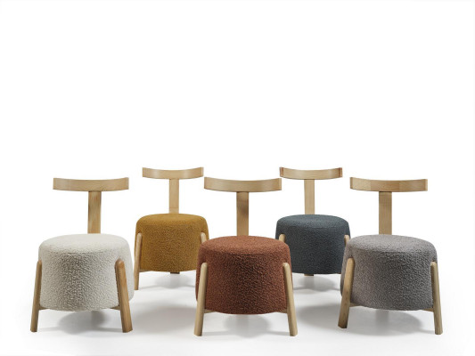 Modern Armchair Chair 1x Dining room Lounge Seat Upholstered Chair Textile new