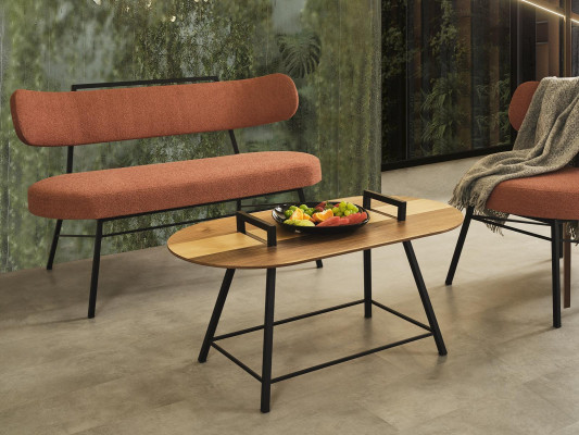 Coffee table Coffee table Living room Brown Luxury Coffee table Design