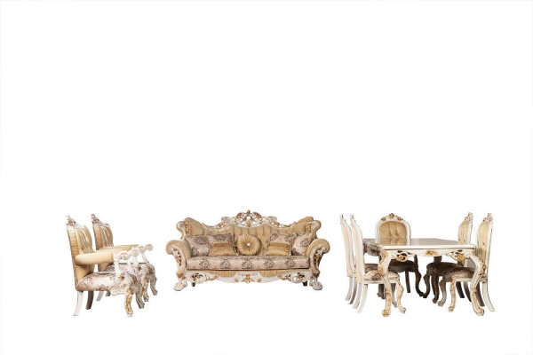 Classic r Armchair Single Seater Throne Baroque Rococo Living room armchair
