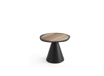 Designer Coffee table Side table Living room Black Table Furniture Round